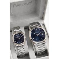 Ferrucci Çift Sevgili Saati Çelik Kordon 3 Atm Suya Dayanıklı Kol Saati VS.BLKT.0835