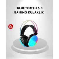 Rgb Işıklı Kablosuz Kulaklık Bluetooth 5.3 800mah Ergonomik Ipx4 Dayanıklı