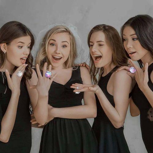 Kristal Led Parti Yüzük Seti (639lı) - Lisinya