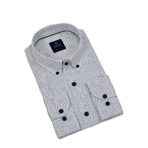 Erkek Puantiyeli Slim Fitt Uzun Kol Gömlek 2420 BGL-ST04382