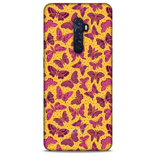 Oppo Reno 2 Kılıf Kelebek Etkisi (27) Tasarımlı Kılıf Karışık Renkli