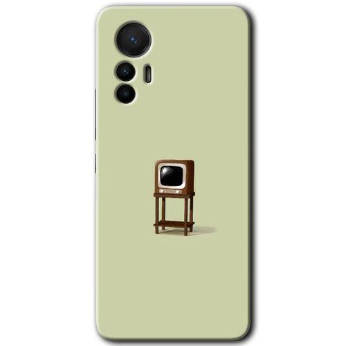 Xiaomi Mi 12 Lite HD Baskılı Kılıf + 9D Tam Ekran Koruyucu - Retro-TV