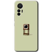 Xiaomi Mi 12 Lite HD Baskılı Kılıf + 9D Tam Ekran Koruyucu - Retro-TV