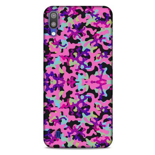 Samsung Galaxy M10 Uyumlu Kılıf Pembe Delisi (34) Slim Armor Kılıf Kamuflaj