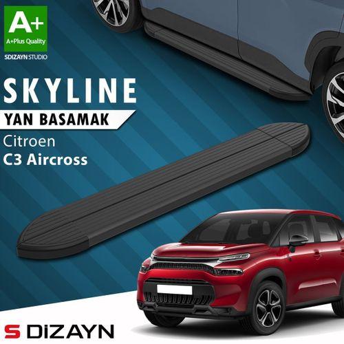 S-Dizayn Citroen C3 Aircross Skyline Siyah Yan Basamak 183 Cm 2017-2024 A+ Kalite