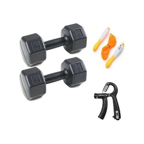 Ps Spor 8 Kg Dambıl 4 X 2 + Sayaçlı Ayarlanabilir El Yayı + Sayaçlı Ayarlanabilir Atlama İpi İle