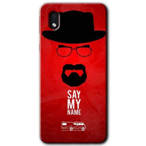 Samsung Galaxy A01 Core Kılıf Baskılı Kapak - Say My Name +Tam Ekran Koruyucu