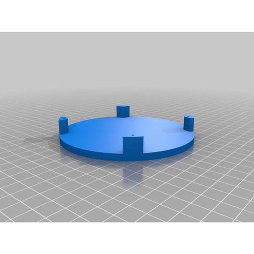 Monoprice M1570c için Açık Arka Izgaralar 3D Baskı (Bu ürün Sadece Plastik parçadır - Almadan Önce Soru Sorabilirsiniz)