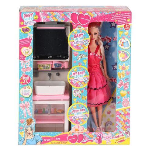 Çocuk OYD-02390 Bebek ve Aynalı Lavabo Oyun Seti -Oydaş Oyuncak