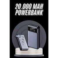 Hızlı Şarj Özellikli 20.000 Mah Dijital Göstergeli Usb Girişli Android Ve İos Uyumlu Powerbank