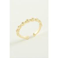 Yuvarlak Zirkon Taşlı Yüzük