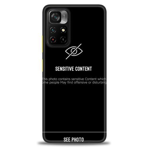 Xiaomi Redmi Note 11 Pro Plus Kılıf HD Baskılı Kılıf - Sensitive Content + Tam Ekran Koruyucu