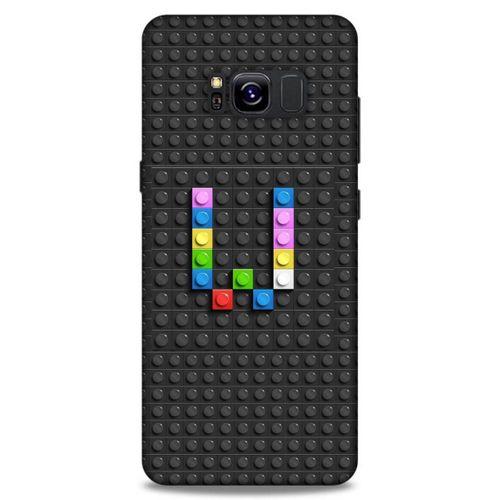 Lopard Samsung Galaxy S8 Uyumlu Kılıf BloX (39) Liquid Crystal Kılıf W Harfi