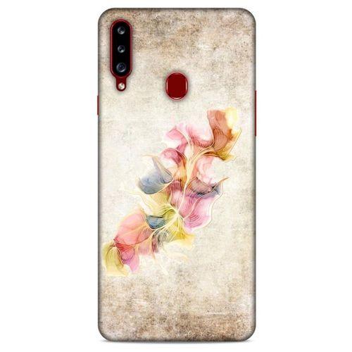 Samsung Galaxy A20s Kılıf Desenli Özel Seri Tüyler (21) Koruyucu Kapak