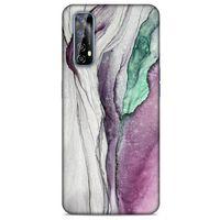 Huawei P Smart 2021 Uyumlu Kılıf Mor Delisi (29) Arka Koruma Kılıfı Mermer