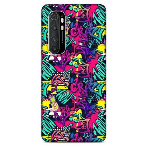 Graffitix (31) Desenli Silikon Kapak Xiaomi Mi Note 10 Lite Kılıf