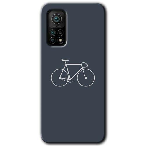Xiaomi Mi 10T Pro Kılıf Kapak - Bike +Hayalet Ekran Yandan Gözükmez