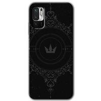 Poco M3 Pro Kılıf HD Desen Baskılı Arka Kapak + Temperli Cam - Siyah Mandala 1