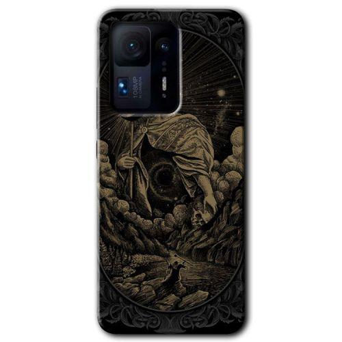 MRCİLETİSİM Xiaomi Mi Mix 4 Kılıf HD Desen Baskılı Arka Kapak+Temperli Cam - Kıyamet