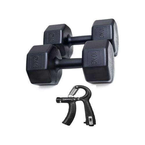 Besinistanbul 10 Kg Dambıl X 2 Adet 20 Kg +sayaçlı Ayarlanabilir El Yayı
