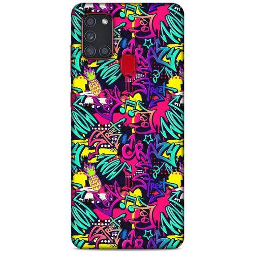 Graffitix (43) Desenli Silikon Kapak Samsung Galaxy A21s Kılıf