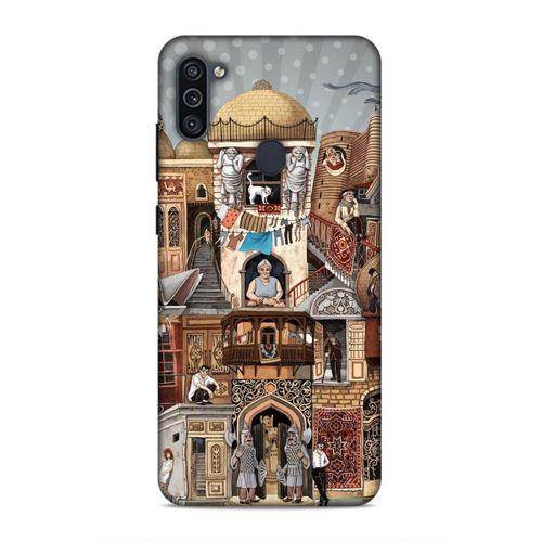 Samsung Galaxy M11 Uyumlu Kılıf Azarbaijan (49) Ultra Silikon Kılıf Şehir Simgeleri