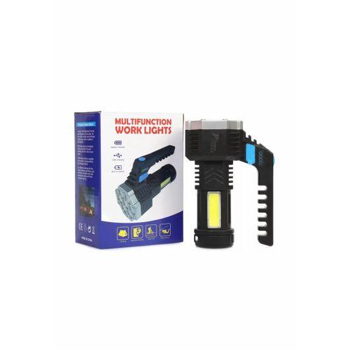 Ps-3879 Usb Şarj Göstergeli Şarj Edilebilir 7*xpe +cob Led El Feneri