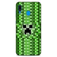 Lopard Samsung Galaxy A30 Uyumlu Kılıf PiXel (31) TPU Kılıf Steve Surat