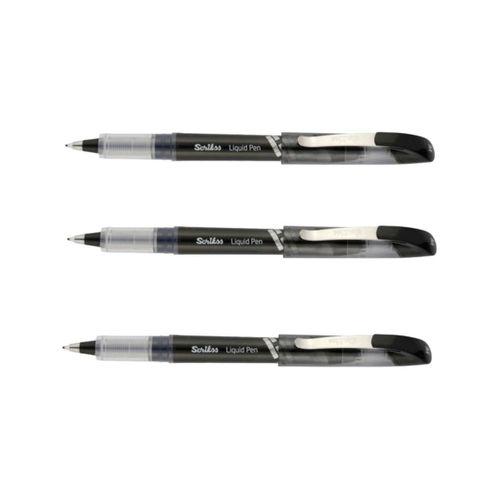 SCRIKSS LİKİD KALEM LP-68 SİYAH ( Üç Adet )