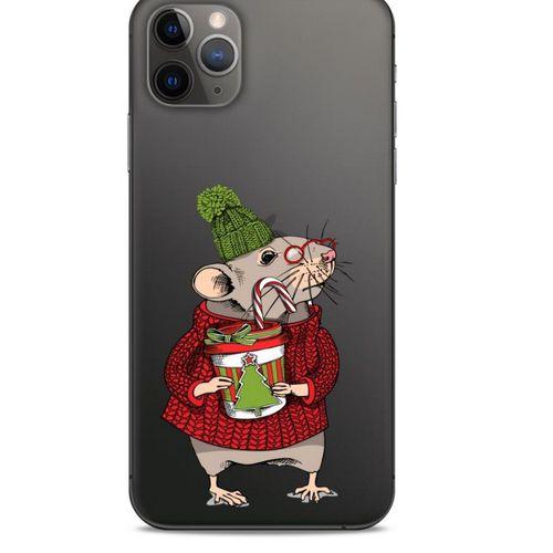 Zoologix (23) Apple Iphone 11 Pro Max Şeffaf Kılıf Silikon Desenli