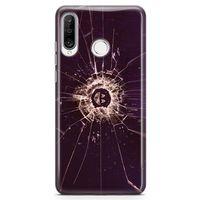 Huawei P30 Lite 2020 Kılıf Black Mirror Arka Kapak Koruma Desenli Full Koruyucu