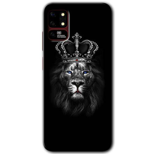 Reeder S19 Max Kılıf HD Desen Baskılı Arka Kapak - King Lion