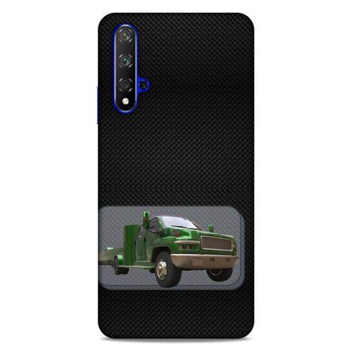 Lopard Huawei P Smart S 2020 Uyumlu Kılıf PickUpX (25) Antişok Kapak Koyu Yeşil