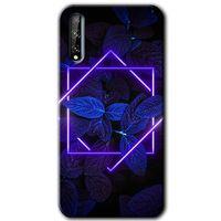 MRCİLETİSİM Huawei P Smart S Kılıf HD Desen Baskılı Arka Kapak + Temperli Cam - Mekanik Yaprak 5