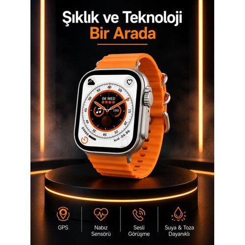 Akıllı Saat Android Ve İos Uyumlu 49 Mm Nfc Özelliği Gps Takibi Yeni Nesil