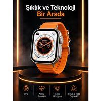 Akıllı Saat Android Ve İos Uyumlu 49 Mm Nfc Özelliği Gps Takibi Yeni Nesil