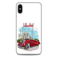 Retro (22) Desen Tam Koruma Kılıfı Renkli Apple iPhone XS Max Kılıf