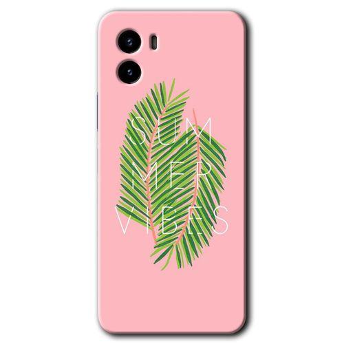 Vivo Y15s Kılıf HD Desen Baskılı Arka Kapak - Summer Vibes + Kırılmaz Cam