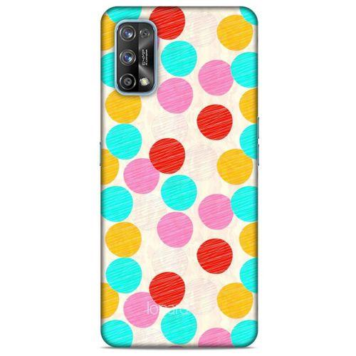 Oppo Realme 7 Pro Kılıf Pastel Renkler (30) Silicone Case Turkuaz Pembe