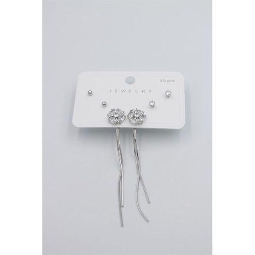 Çoklu Set Küpe - Gümüş