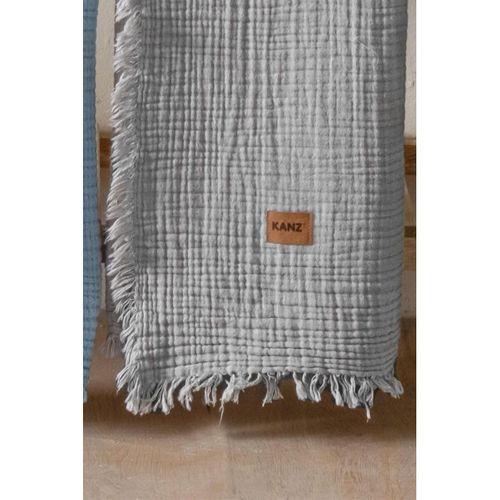 Kanz Bebek 4 Kat Müslin Örtü Knz-027 Gri