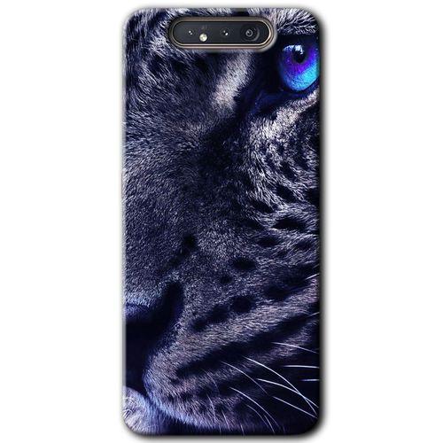 Galaxy A80 Kılıf HD Desen Baskılı Arka Kapak - Kaplan