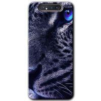 Galaxy A80 Kılıf HD Desen Baskılı Arka Kapak - Kaplan