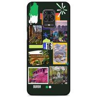 Lopard Xiaomi Redmi Note 9S Uyumlu Kılıf Şehirli ※ (16) Bursa Kalın Kılıf
