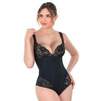 Arias Closet Siyah Mı Emay 2947 Dantelli Agraflı Body Korse
