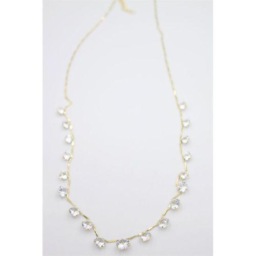 Taş Sallantılı Kolye - Altın