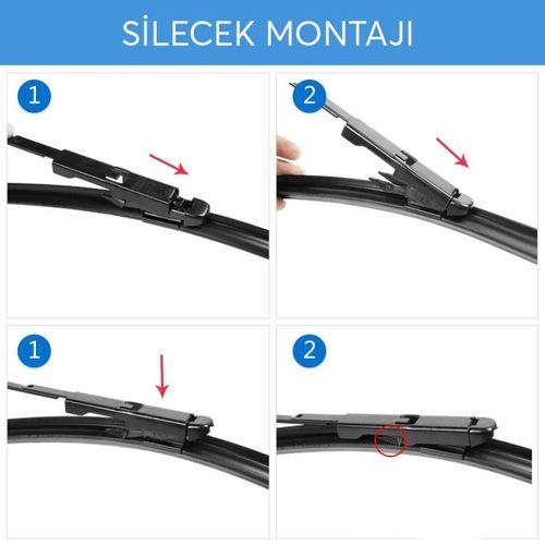 Sentinel Muz Silecek Takımı Mercedes GLK 2014-2016 ile uyumlu