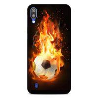 Lopard Samsung Galaxy M10 Uyumlu Kılıf FireX (36) Glitter Kılıf Futbol Topu