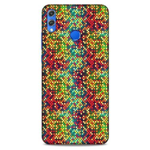 Geometrix 53 Huawei Honor 8x Kılıf Silikon Kapak