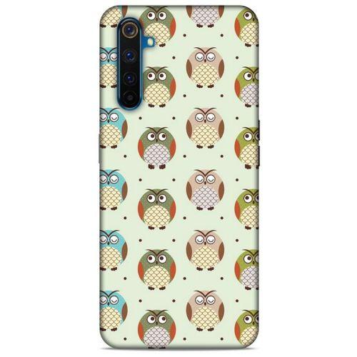 Baykuşlar (17) Desenli Silikon Kapak Telefon Kabı Oppo Realme 6 Pro Kılıf